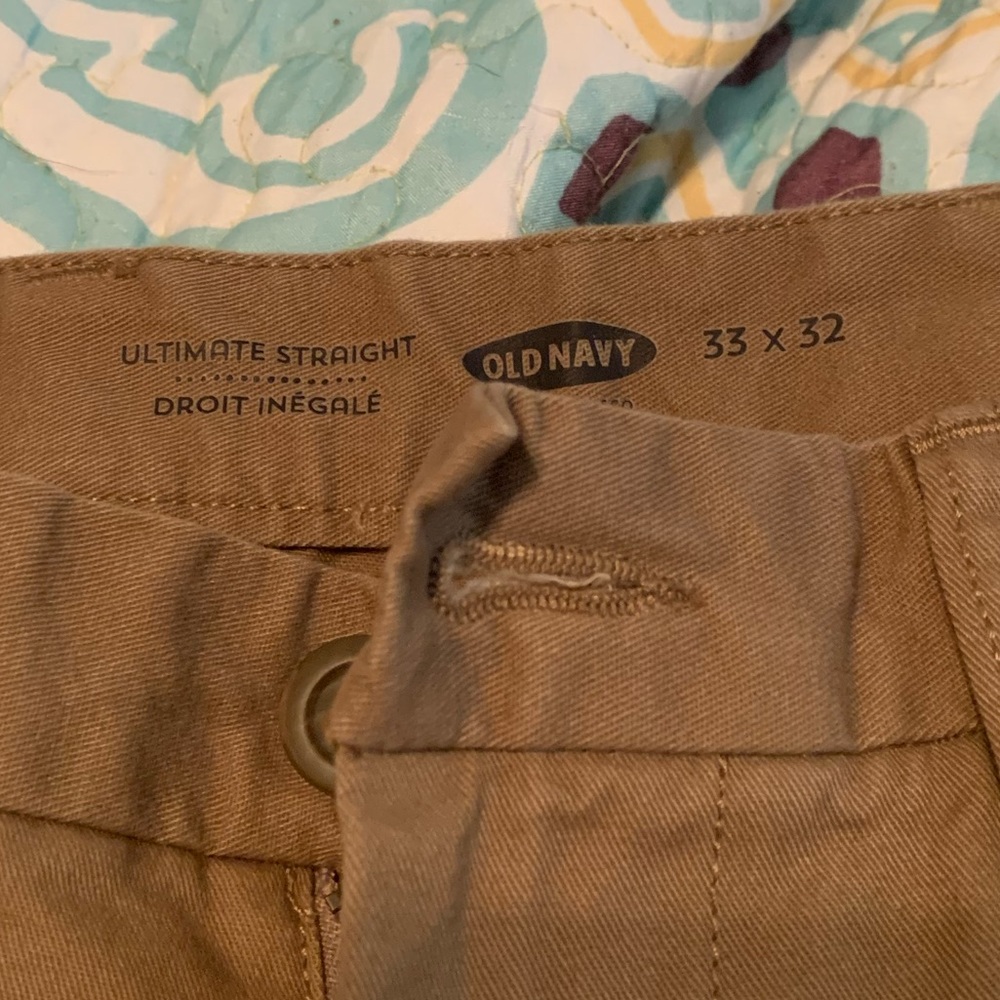 Old Navy Ultimate Straight Khaki Pants